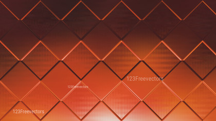 Dark Orange Geometric Square Background