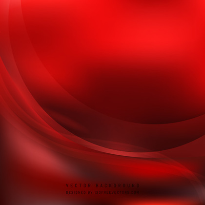 Red Wave Background Template