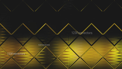 Abstract Black and Gold Square Background
