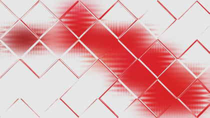 Abstract Red and White Geometric Square Background
