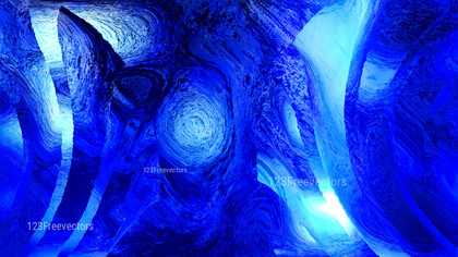 Abstract Cobalt Blue Paint Background