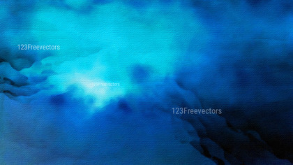 Dark Blue Grunge Watercolor Texture Background