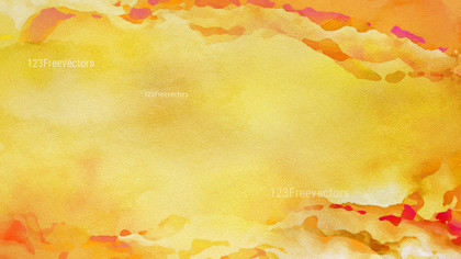 Orange Distressed Watercolour Background Image