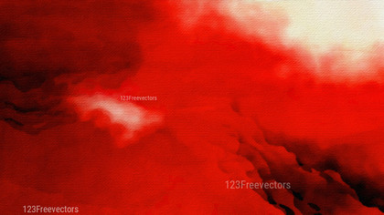 Red Grunge Watercolour Background Image