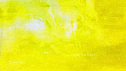 Bright Yellow Watercolor Texture