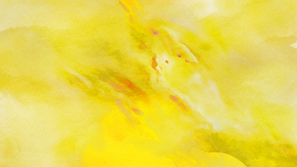 Yellow Watercolour Background Texture
