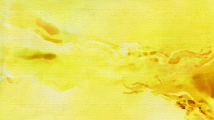 Yellow Water Paint Background