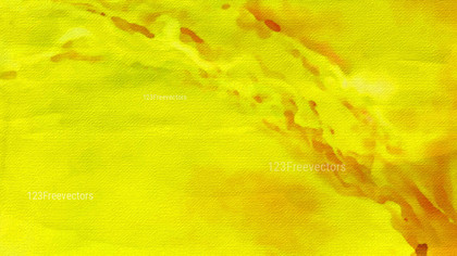 Yellow Watercolor Background Design