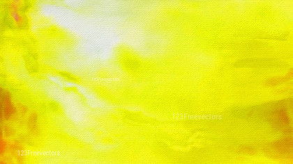 Yellow Watercolour Texture Image