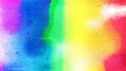 Colorful Watercolour Grunge Texture Background Image