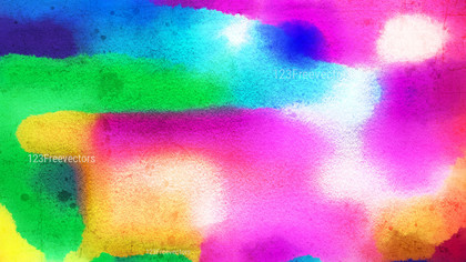 Colorful Water Paint Background Image