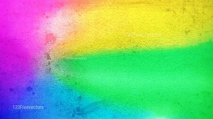 Colorful Grunge Watercolor Background Image