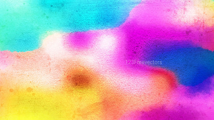 Colorful Grunge Watercolor Texture Image