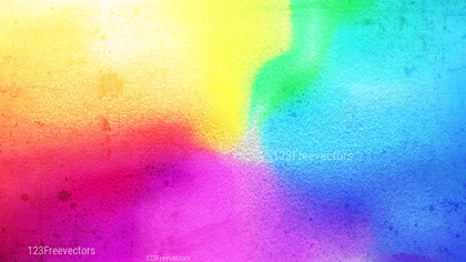 Colorful Grunge Watercolour Texture Background Image
