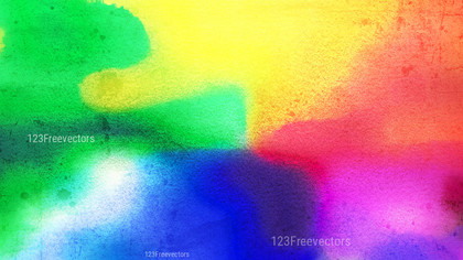 Colorful Watercolor Background Graphic Image