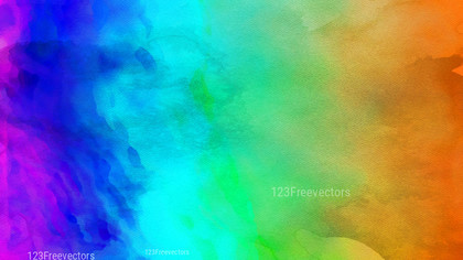Colorful Watercolor Background Texture Image