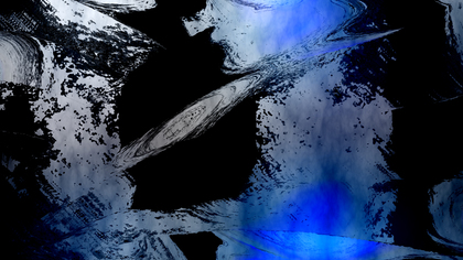 Abstract Black and Blue Painted Background Image