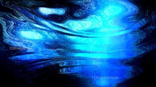 Abstract Cool Blue Painting Background