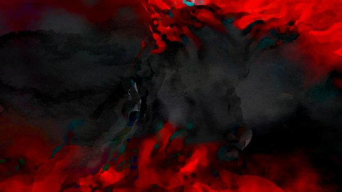 Cool Red Grunge Watercolor Texture Background