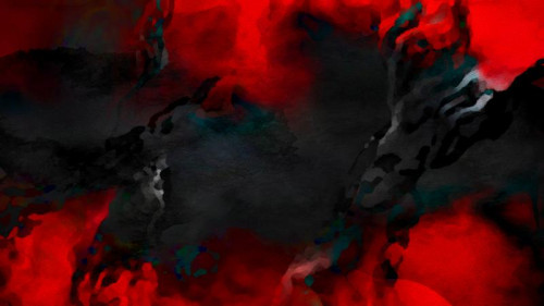 Cool Red Grunge Watercolour Texture Background