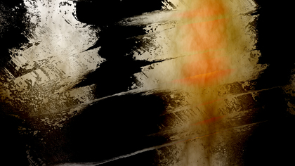 Abstract Orange Black and White Painting Texture Background Image