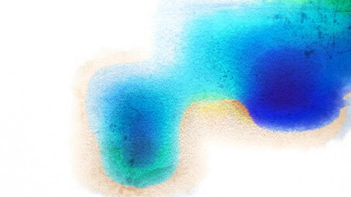 Blue and White Watercolor Texture Background Image