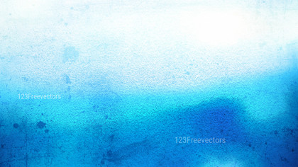 Blue and White Grunge Watercolour Background