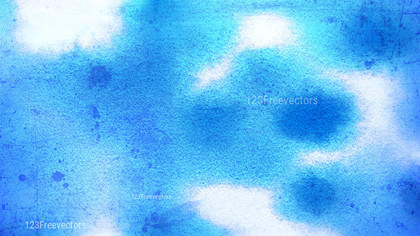 Blue and White Grunge Watercolour Texture