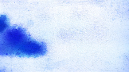 Blue and White Grunge Watercolor Texture Background