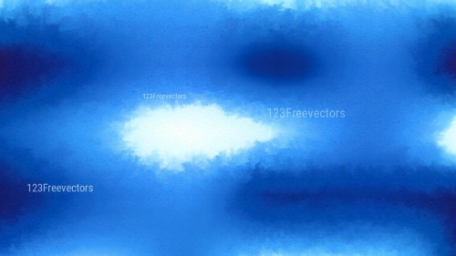 Blue and White Watercolour Background Texture