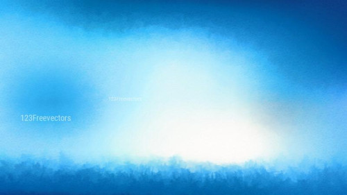 Blue and White Water Paint Background Image