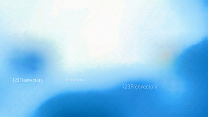 Blue and White Distressed Watercolour Background Image