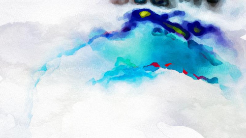 Blue and White Watercolor Background Texture