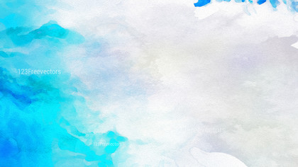 Blue and White Watercolor Background Image