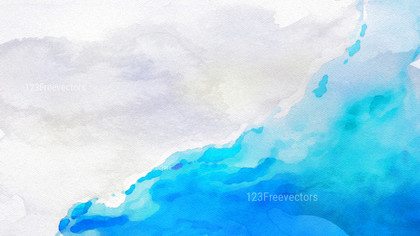 Blue and White Water Color Background Image