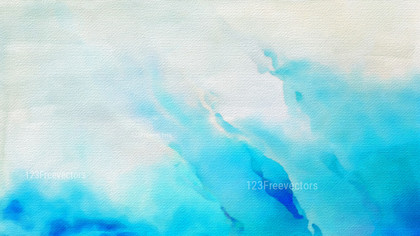 Blue and White Grunge Watercolour Texture Background Image