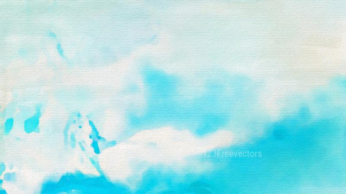 Blue and White Water Color Background