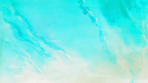 Blue and White Watercolor Grunge Texture Background