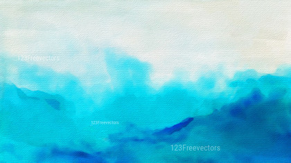 Blue and White Distressed Watercolor Background