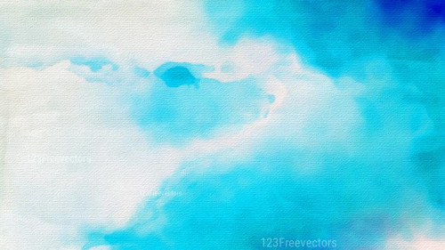 Blue and White Watercolor Background Graphic