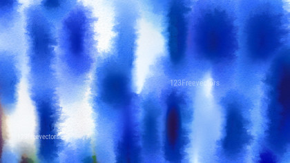 Blue and White Watercolor Background