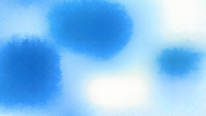 Blue and White Watercolor Texture Background