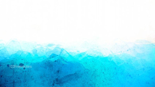 Blue and White Distressed Watercolour Background