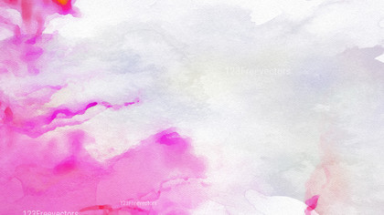 Pink and White Watercolor Background Image