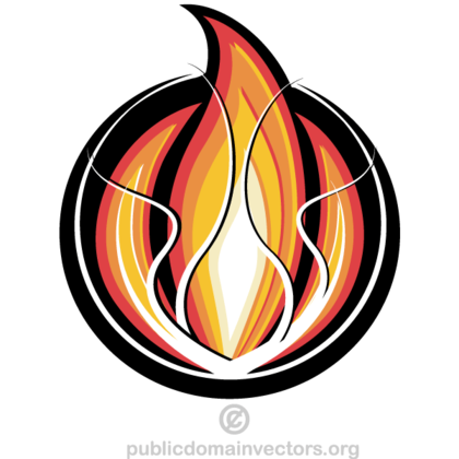 Fire Logo Design Vector