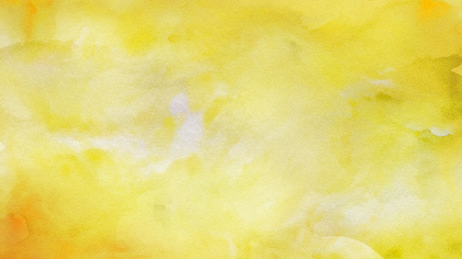 Yellow and White Watercolor Background Texture