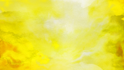 Yellow and White Watercolor Background Texture Image