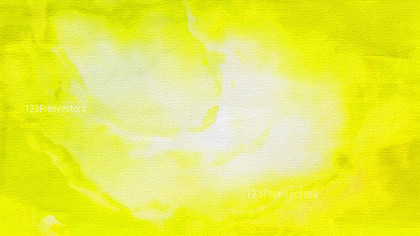 Yellow and White Watercolor Background
