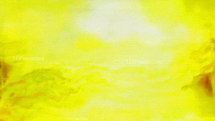 Yellow and White Grunge Watercolor Texture