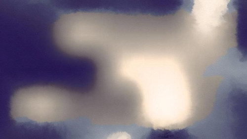 Blue and Brown Watercolor Background Texture Image